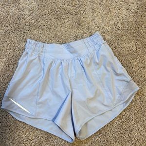 Purple Lululemon Hotty Hot Low Rise Shorts